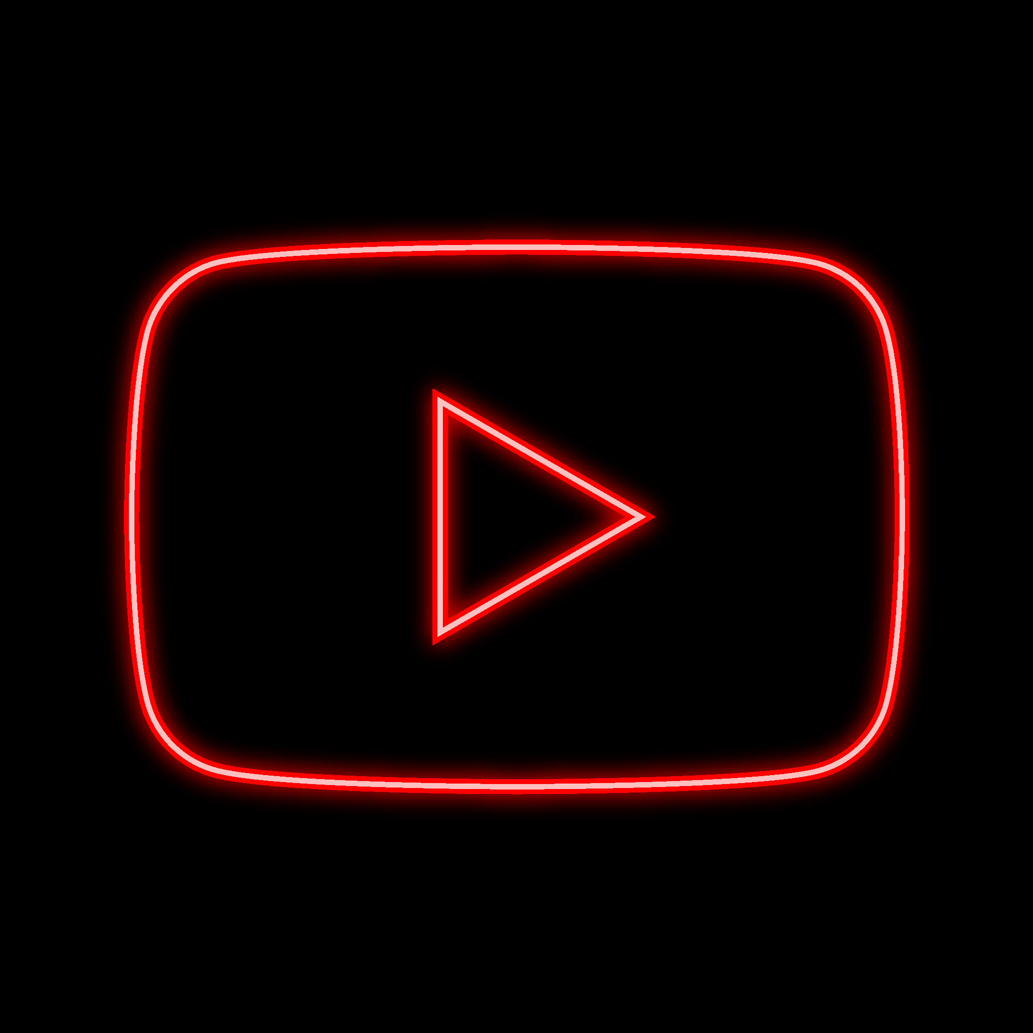 Neon Youtube Logo